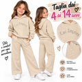 Tuta bambina beige art 9755