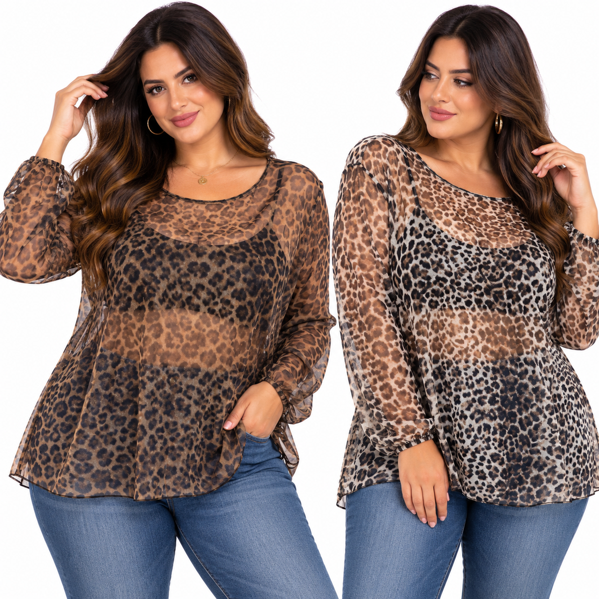 Maglie curvy maculate Art 61147