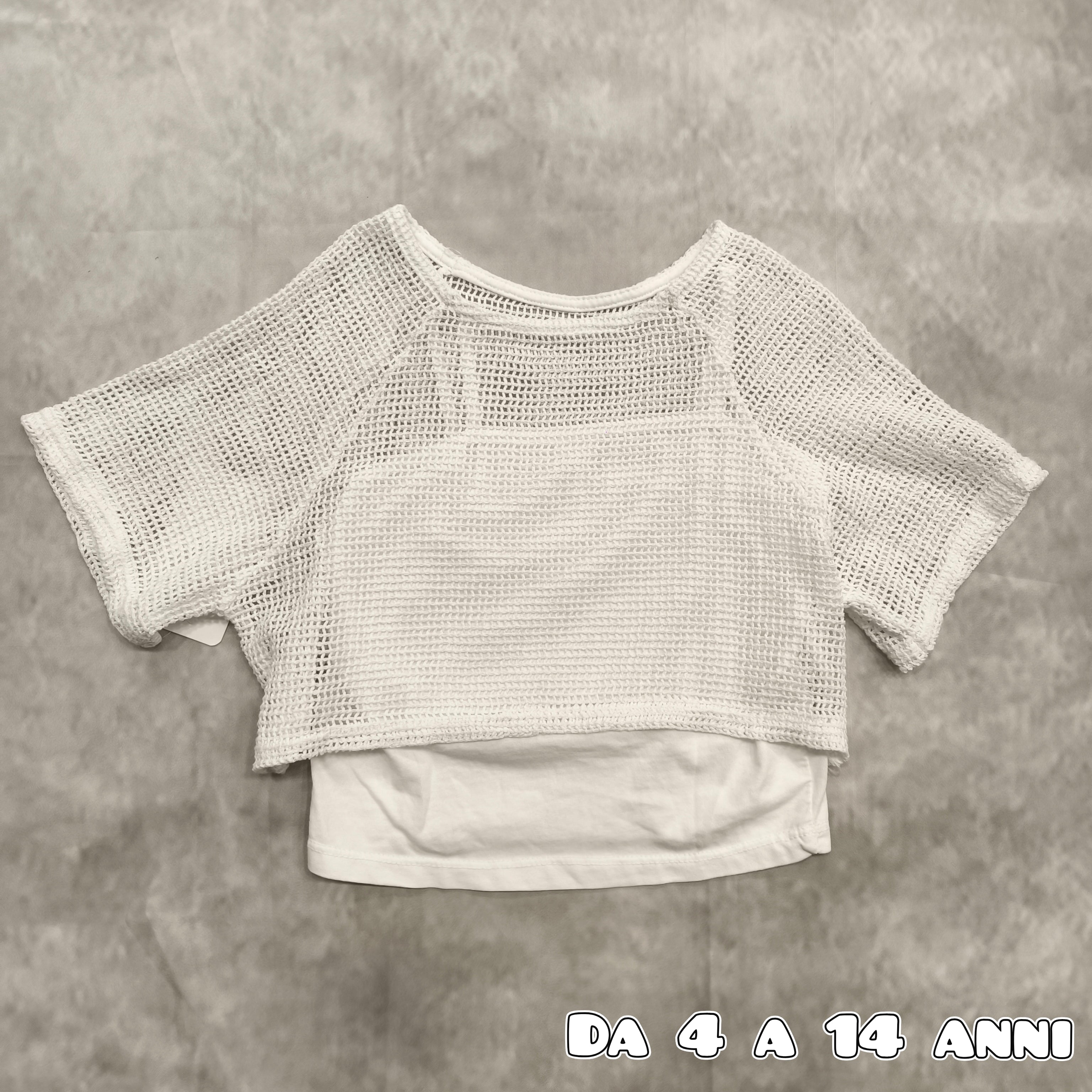 Canottiera con top bimba art 6326