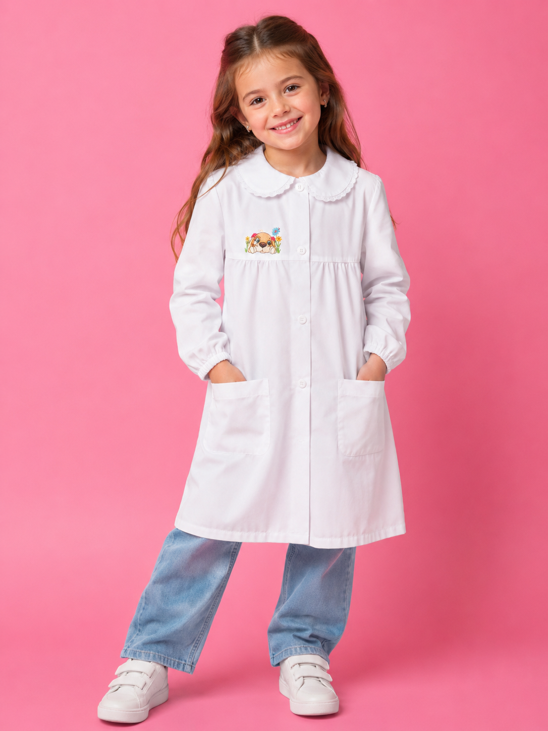 Grembiule scolastico da bambina art.4364