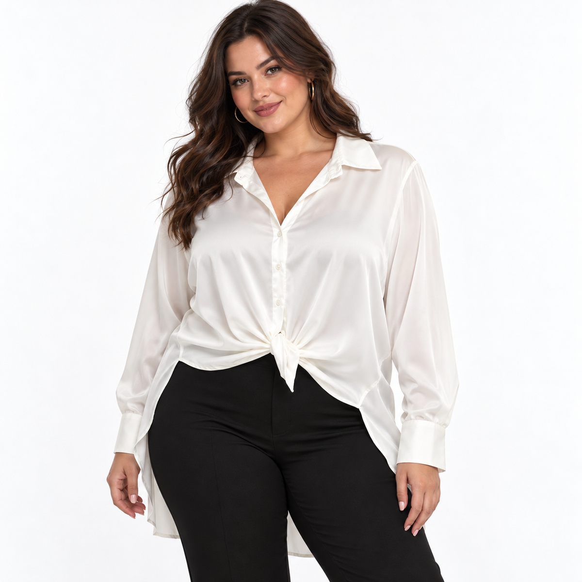Camicia donna curvy art 89644