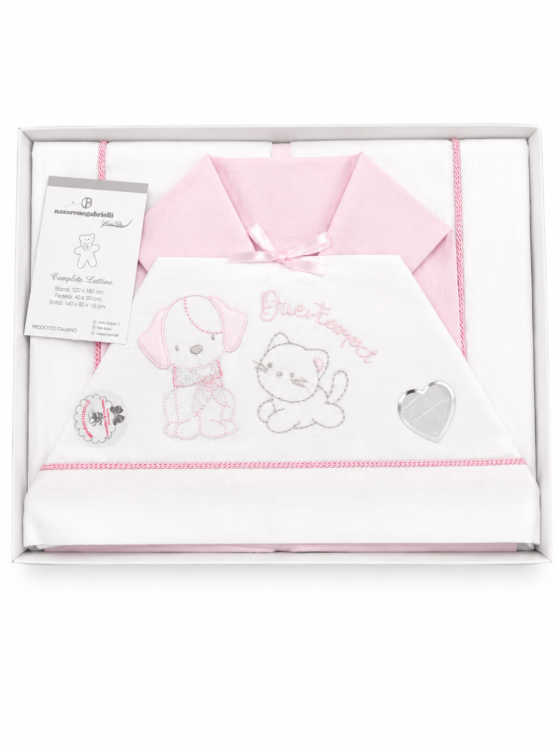 Completo lettino da bambina art.10143