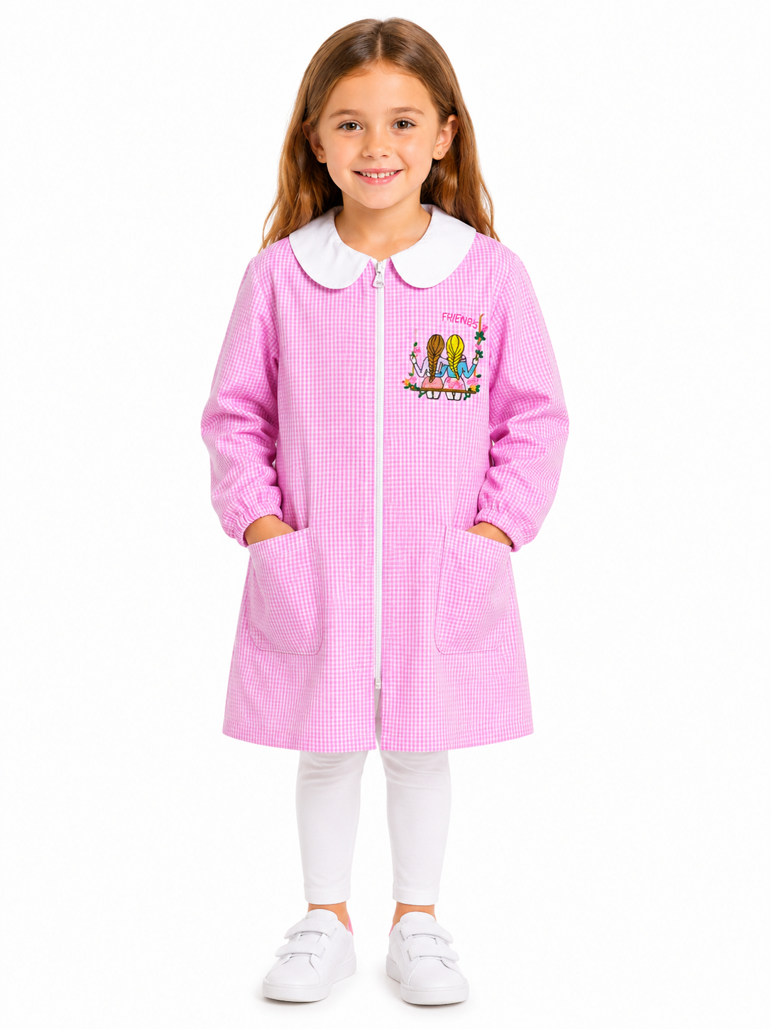 Grembiule scolastico da bambina art.756