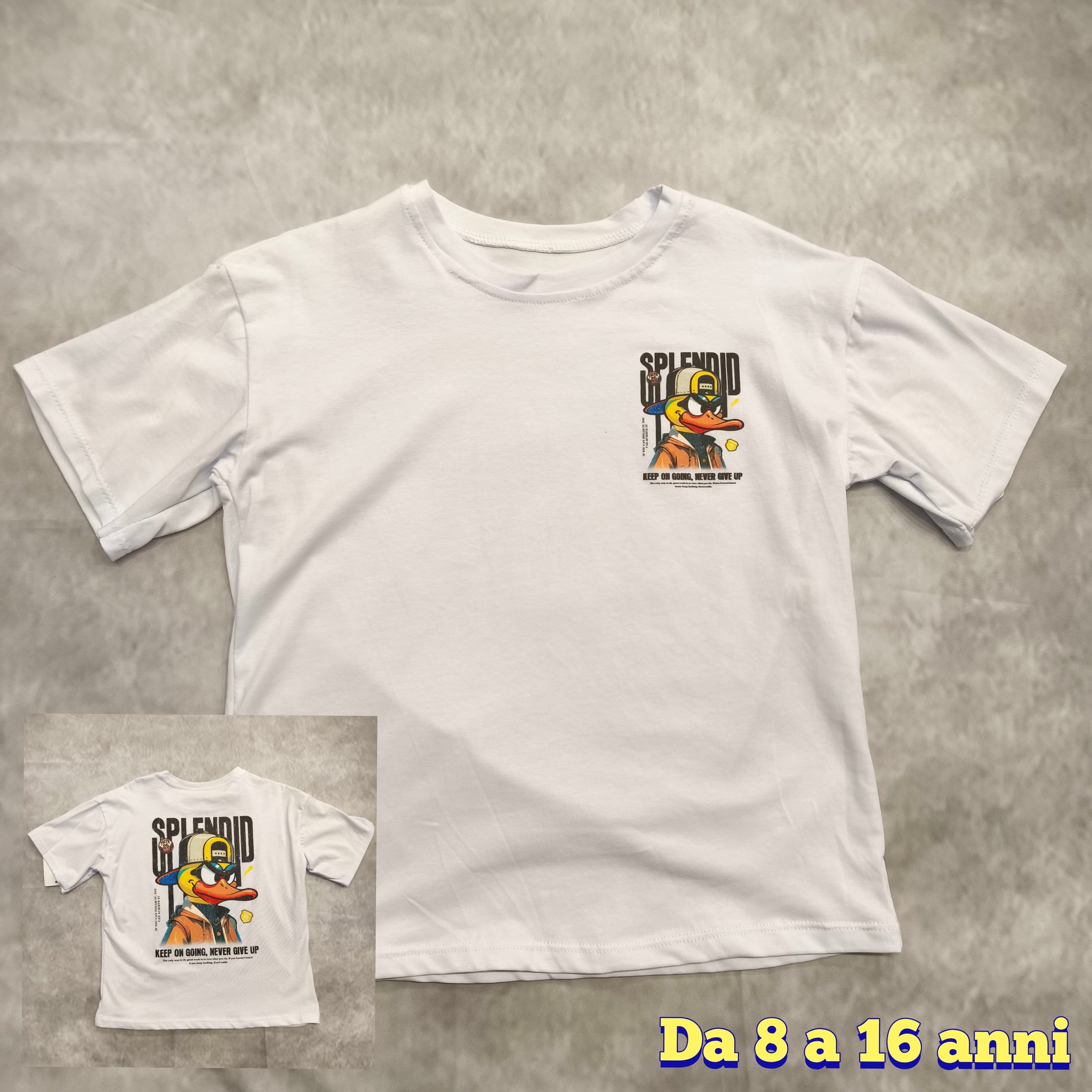 T-shirt stampata bimbo art 25142