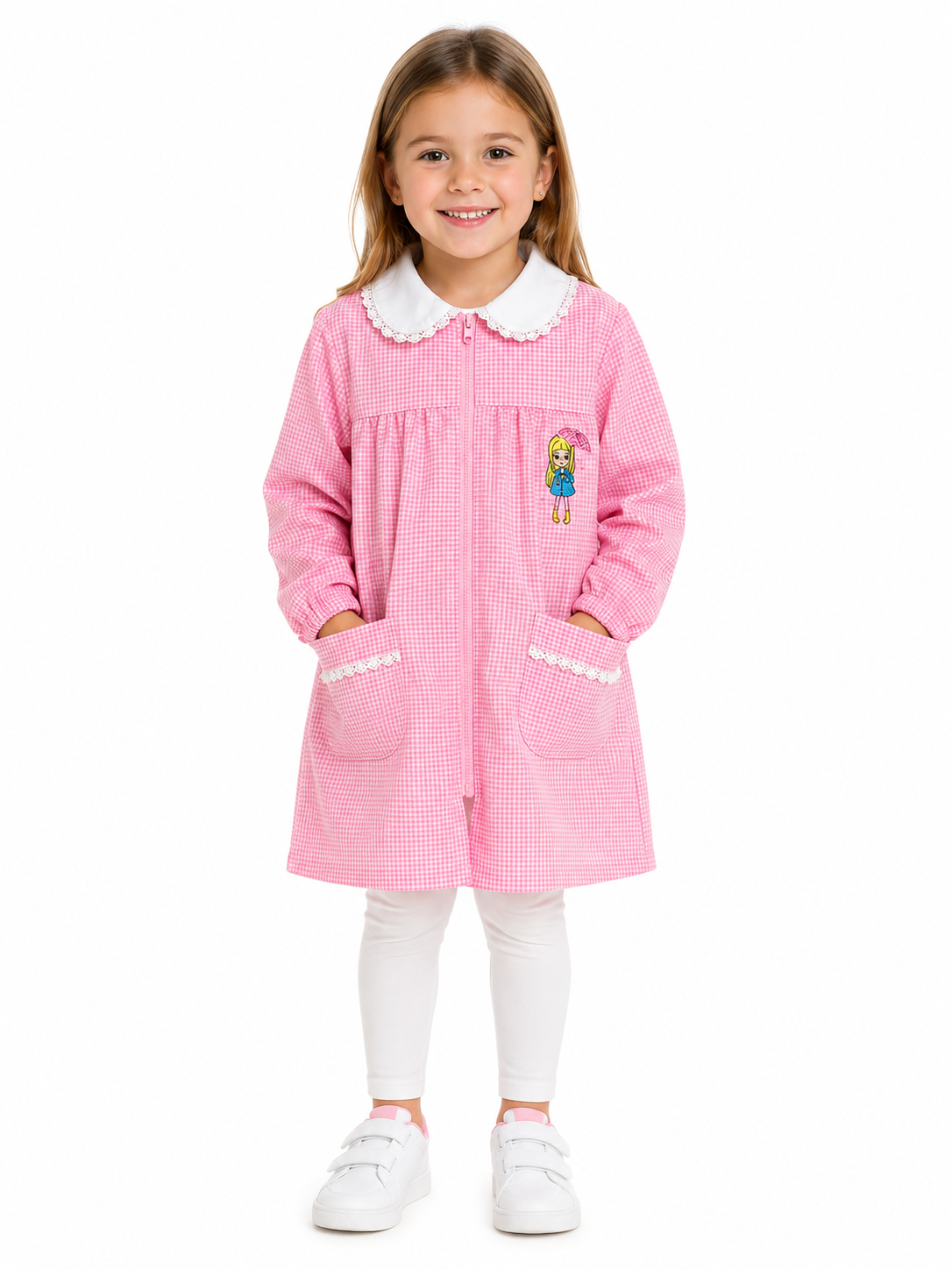 Grembiule scolastico da bambina art.5060