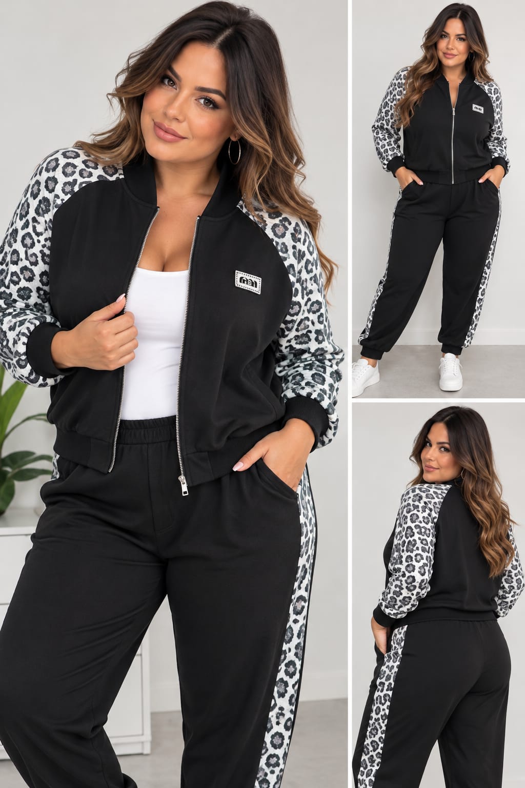 Tuta completa donna curvy art 4259