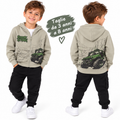 Tuta 3 pezzi maglia manica lunga felpa con cappuccio Art 0453