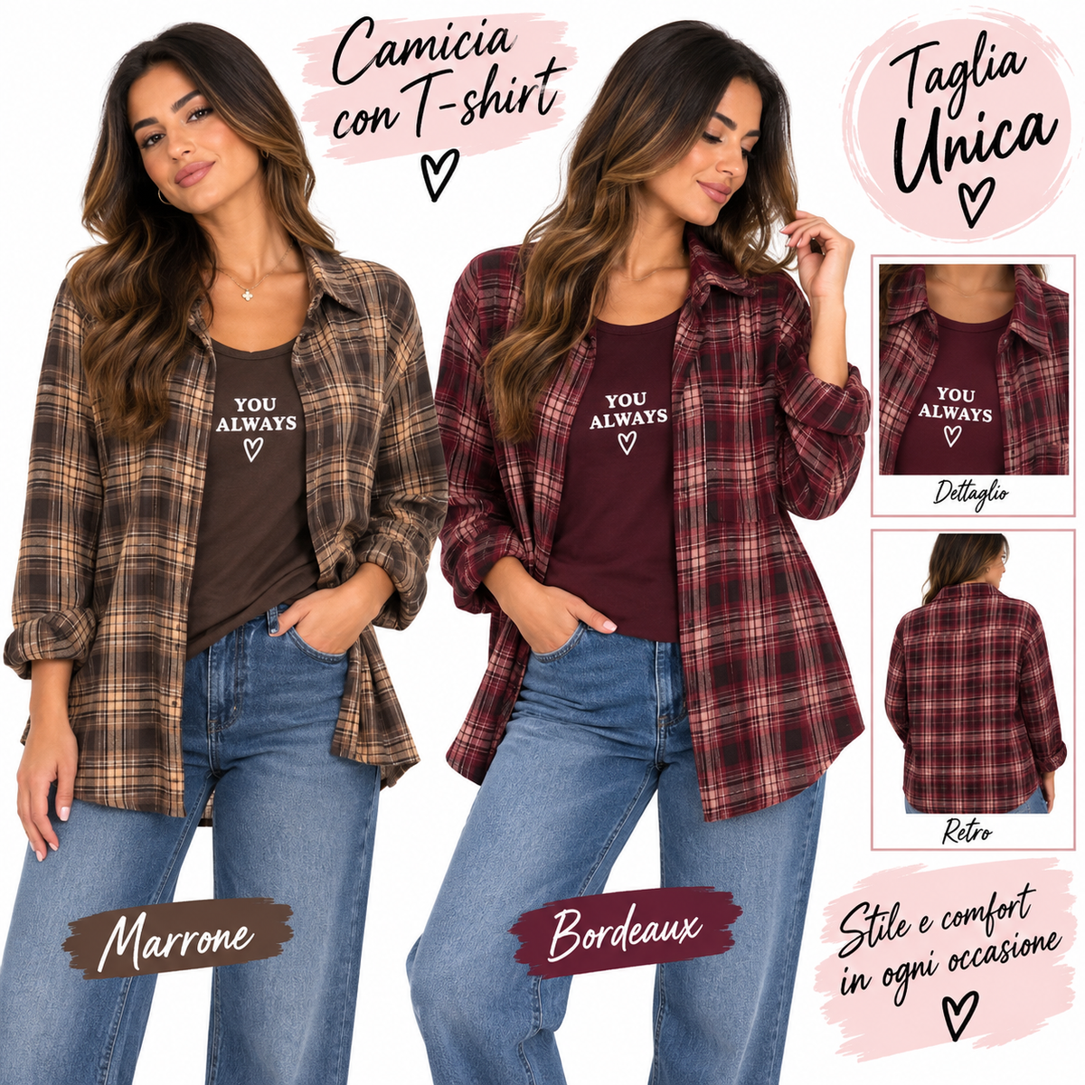 Camicia con canotta art 0906