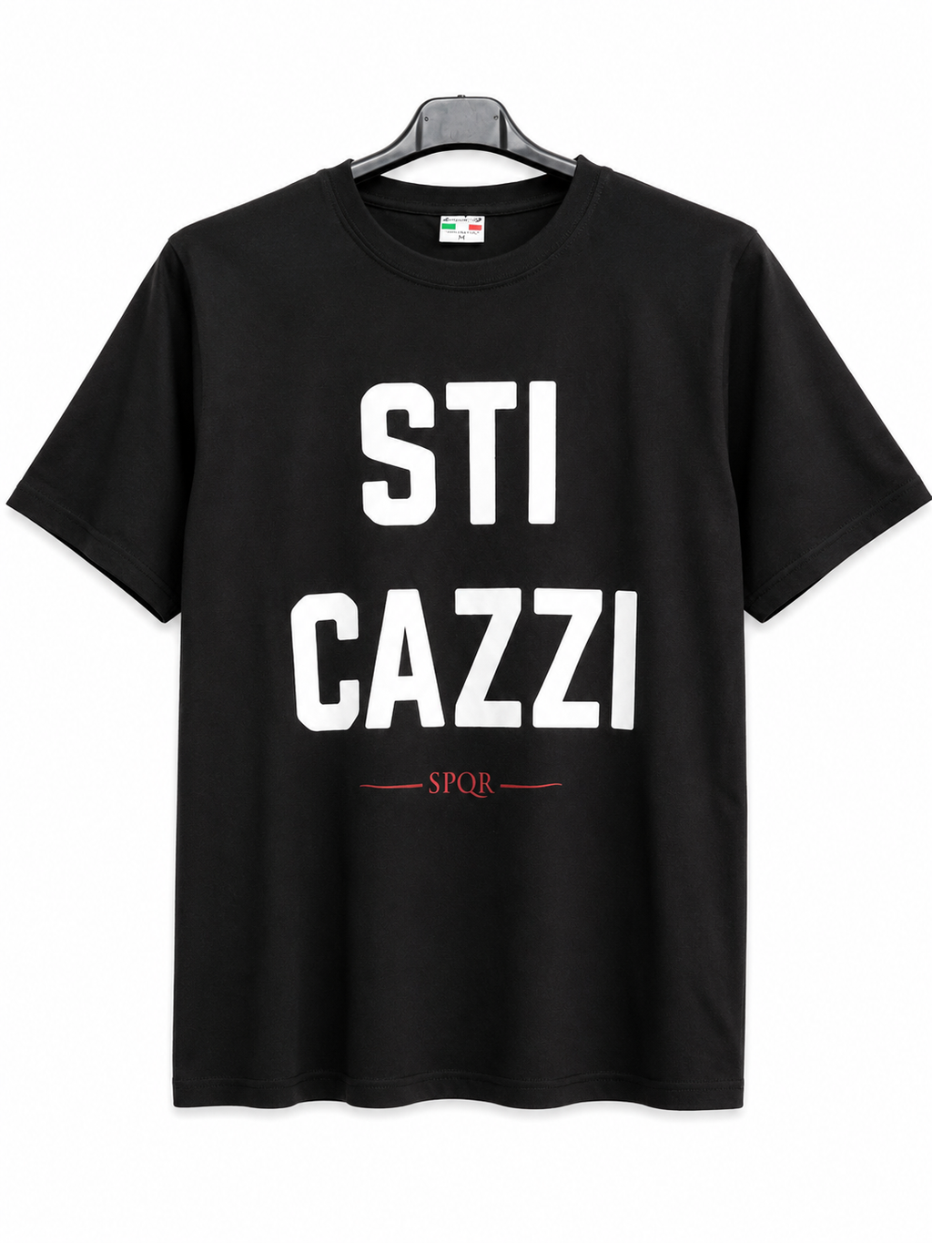 Maglia bianca e nera
