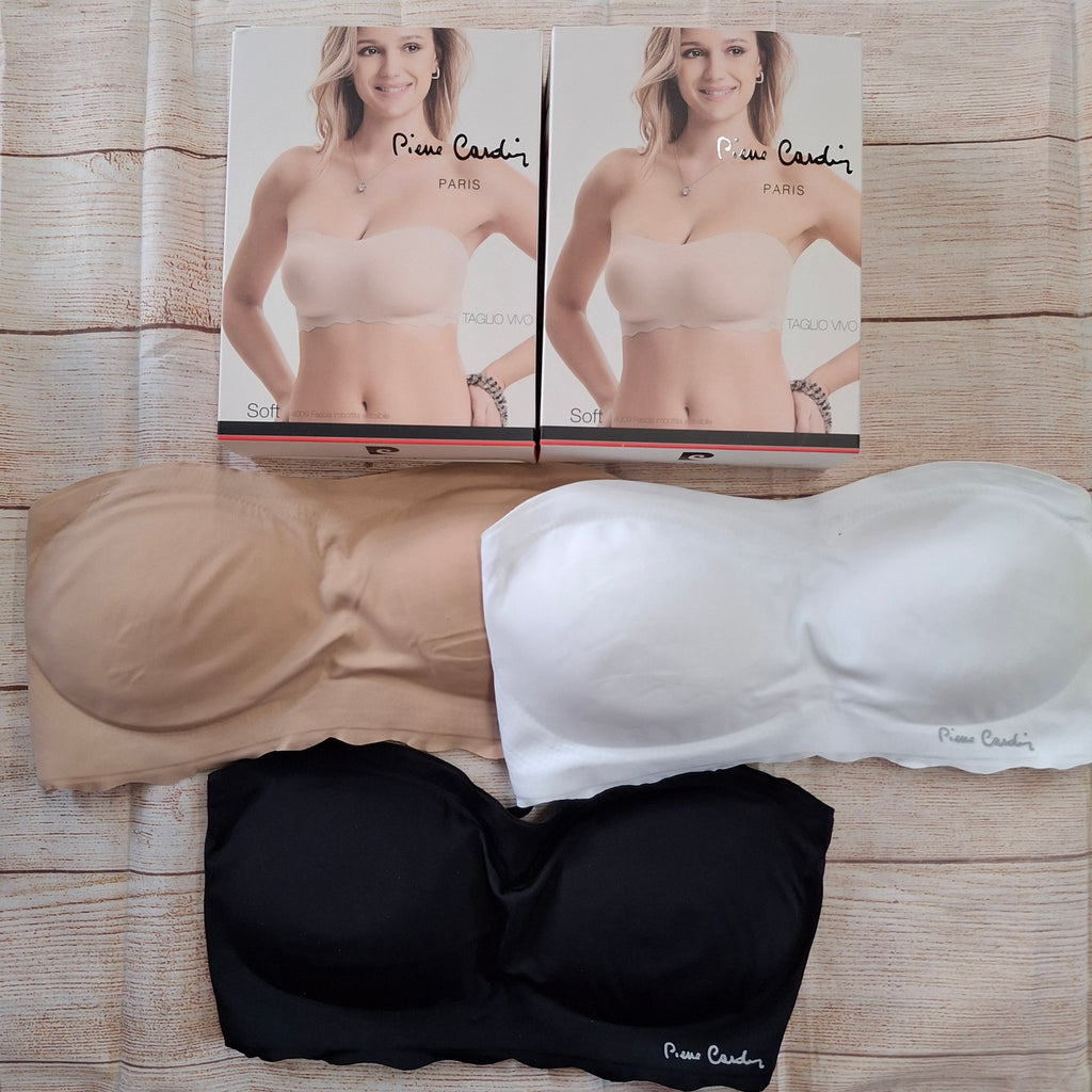 Reggiseno fascia taglio vivo