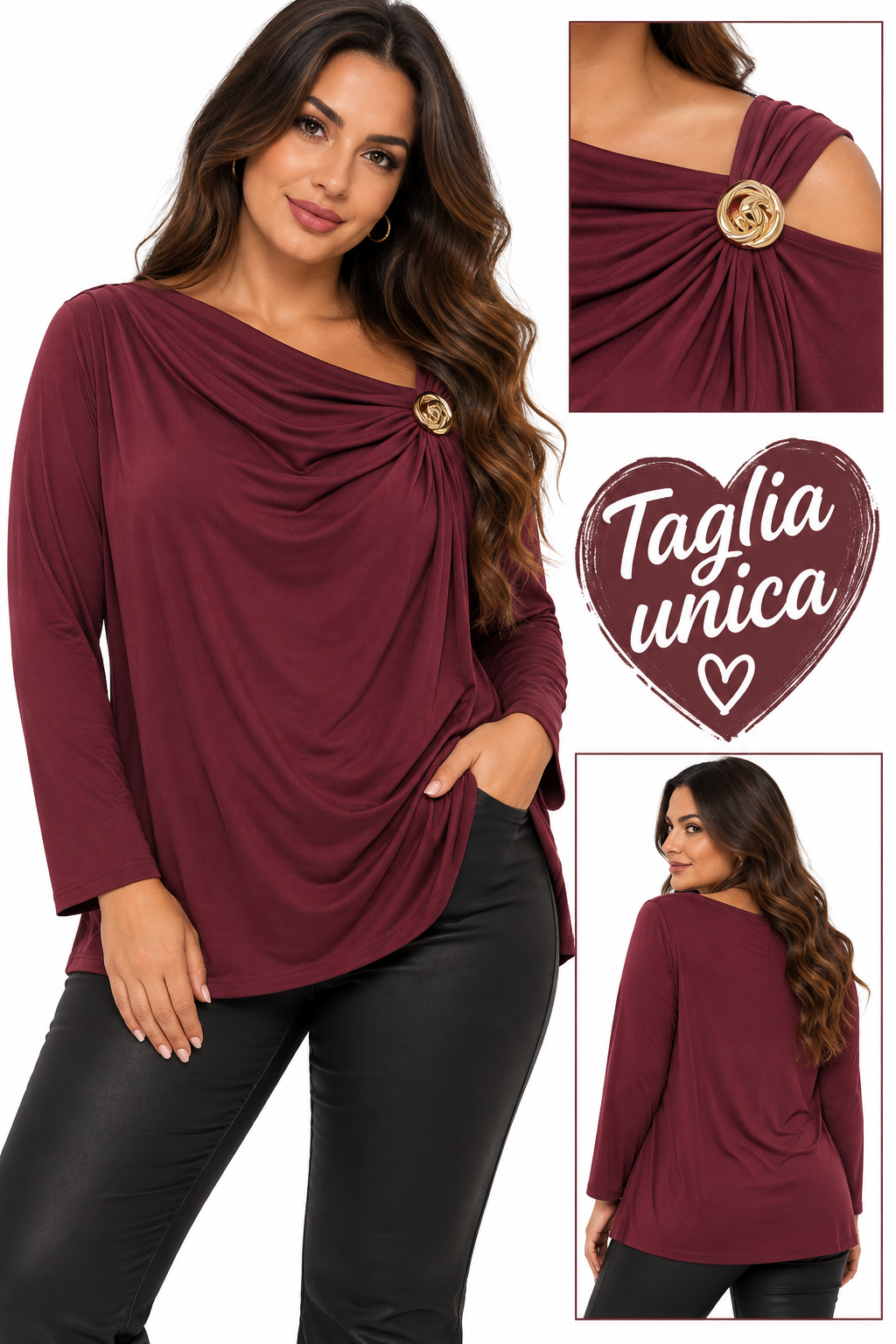 Maglia curvy donna art 51315