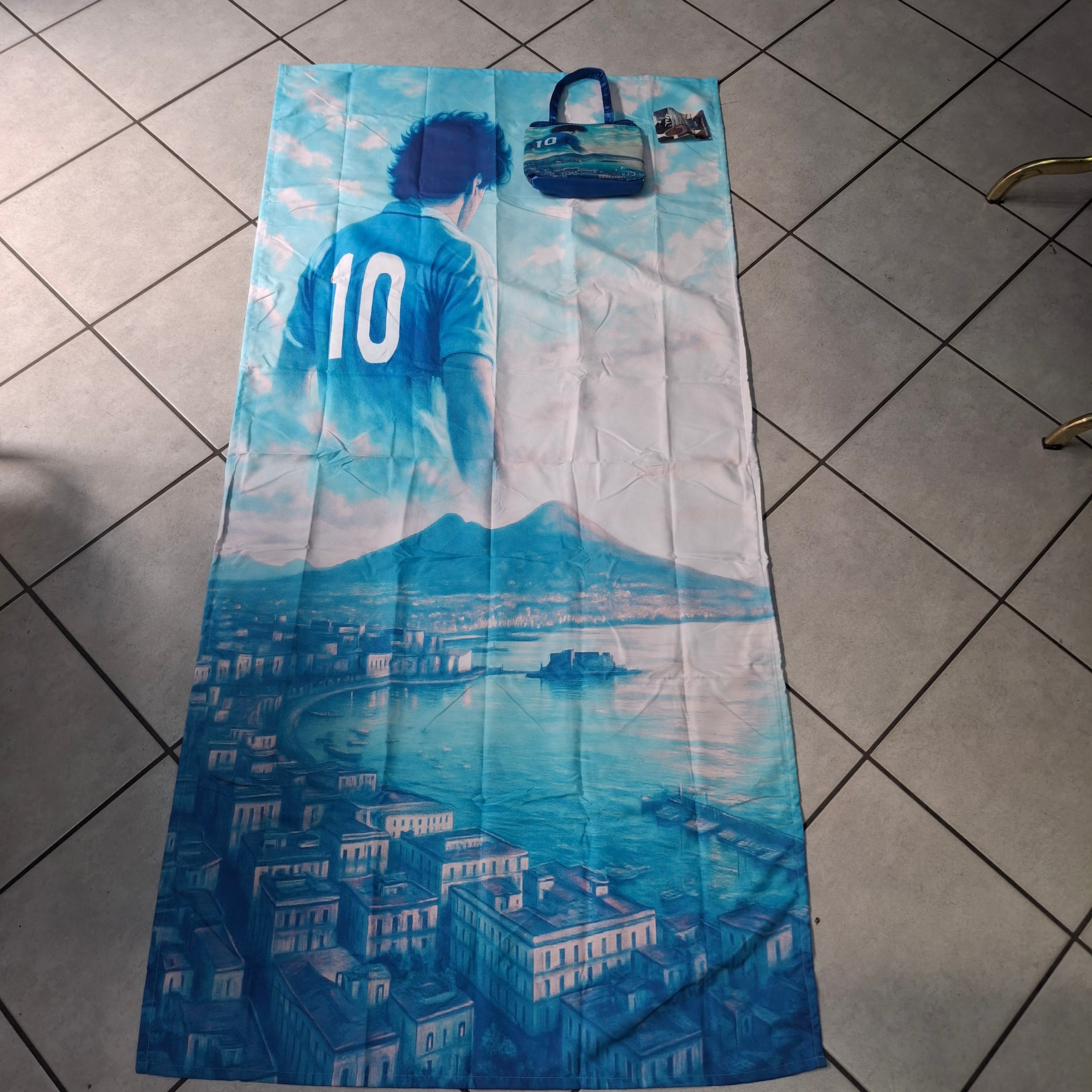 Telo mare con borsetta