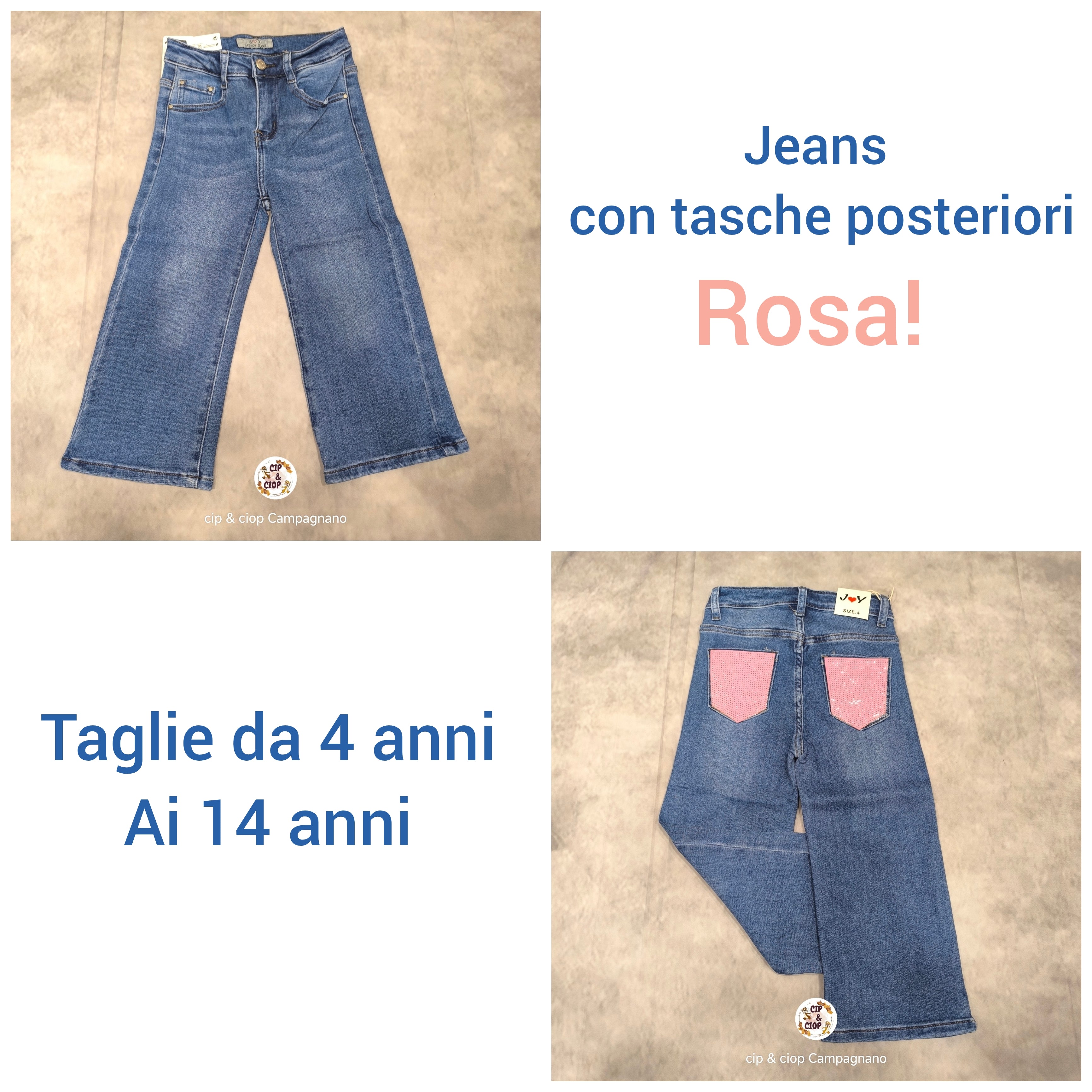 Jeans bambina art 7771