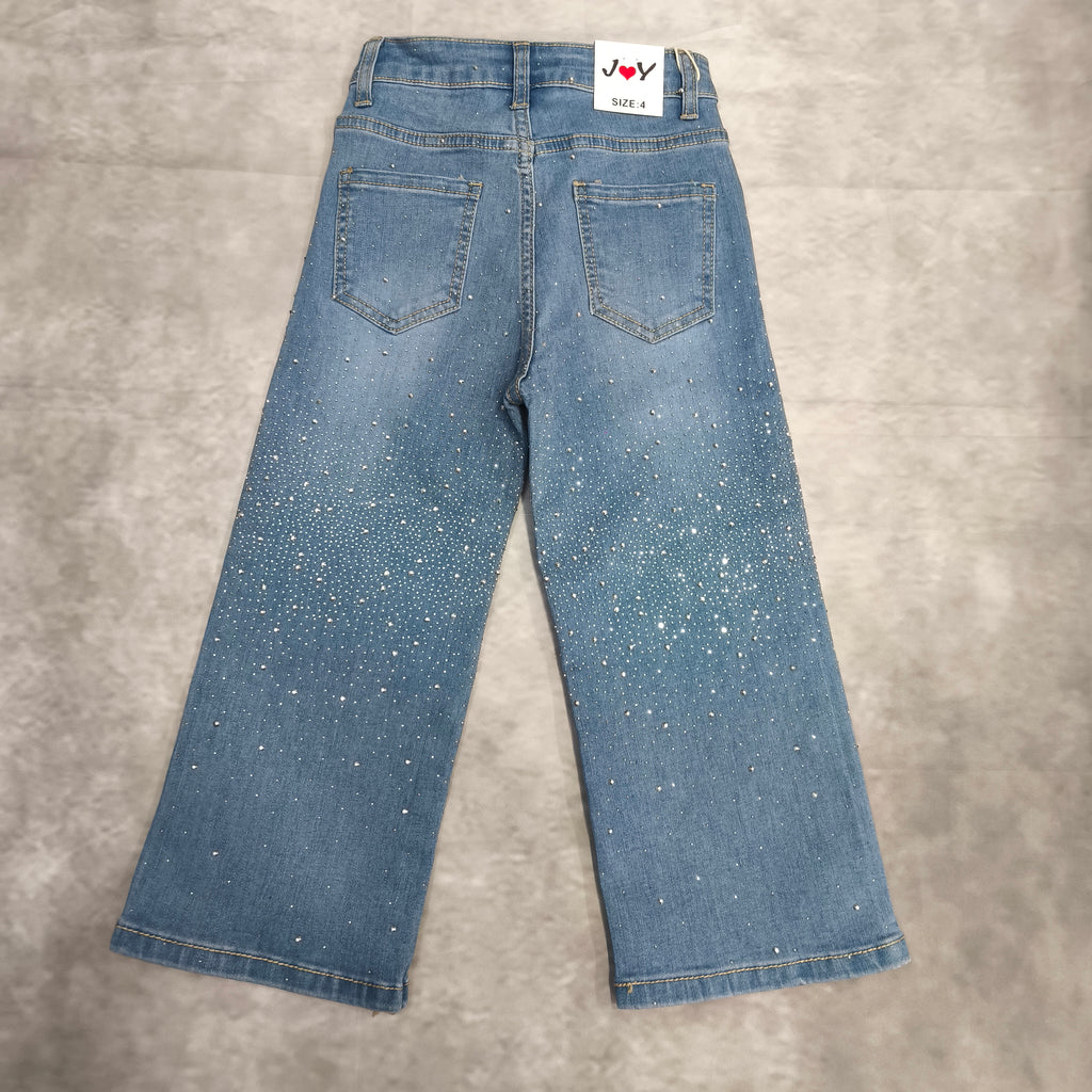 Jeans strass bimba art 7876