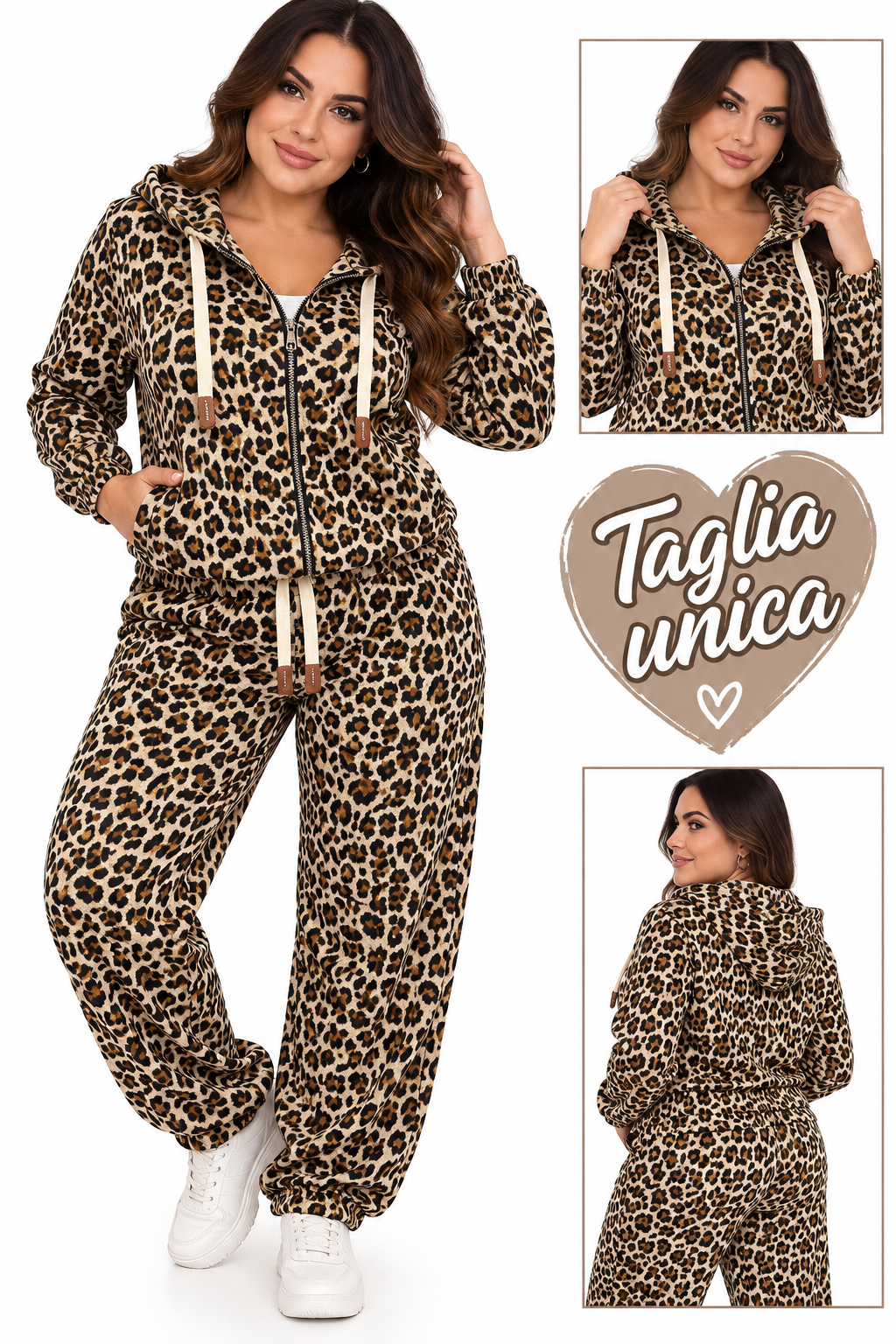 Tuta completa donna curvy art 3090