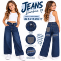 Jeans morbido taschine dietro con brillantini Art 354
