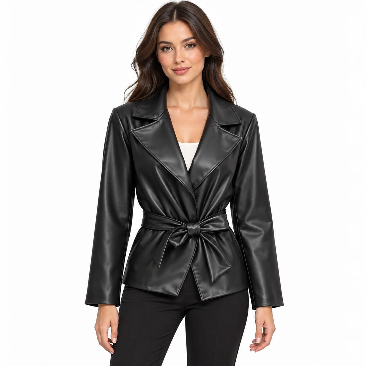 Giacca similpelle donna art 4653