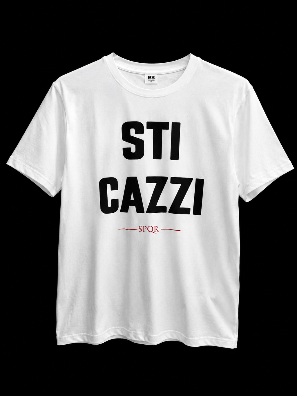Maglia bianca e nera