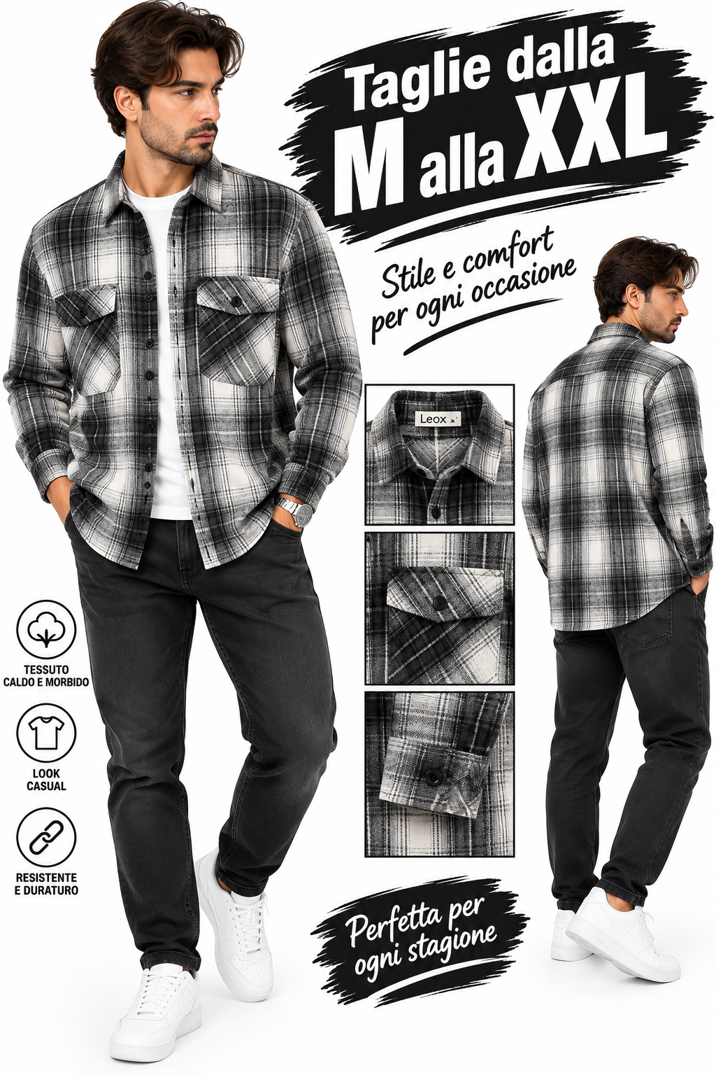 Camicia uomo art. 029