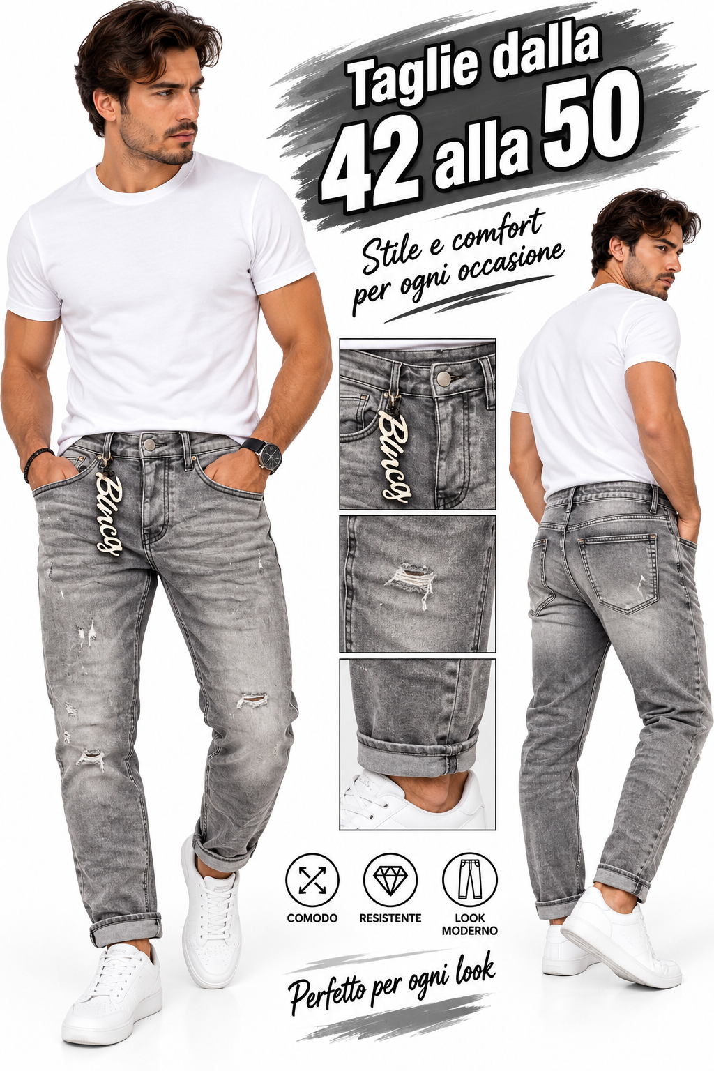 Jeans uomo art. 5502