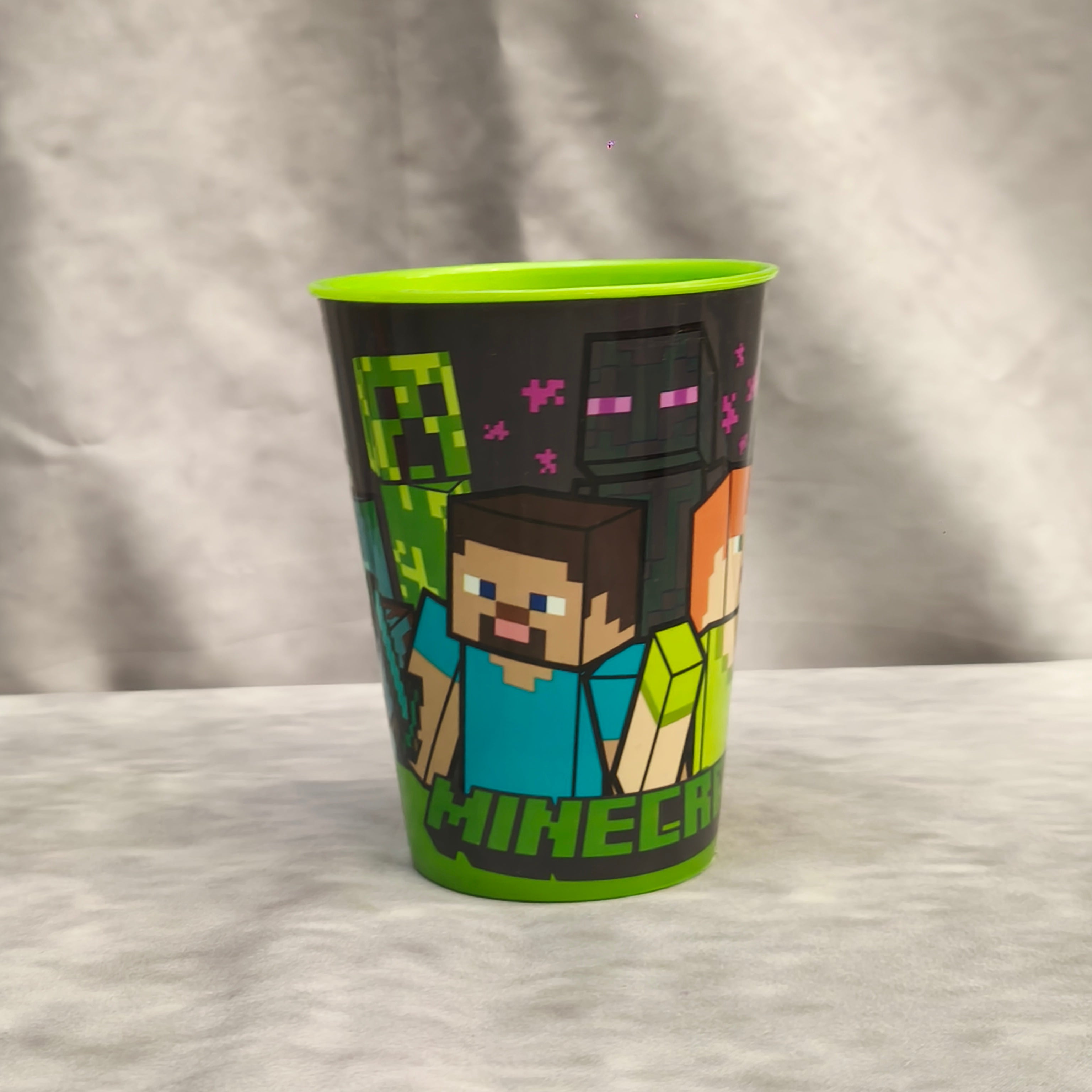Bicchiere in plastica di  minecraft