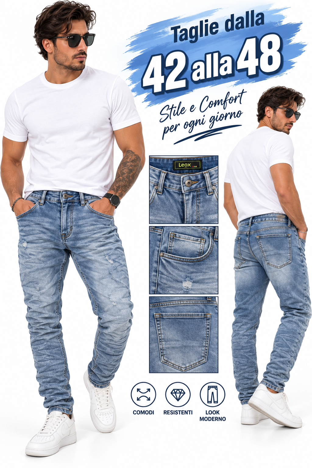 Jeans uomo art. 5148