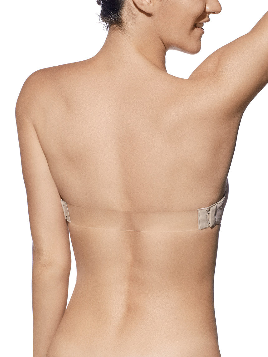 Reggiseno fascia trasparente coppa c MAGDALENA