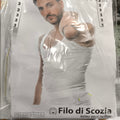 Canottiera uomo in cotone a costine