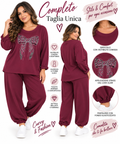 Completo curvy donna morbido