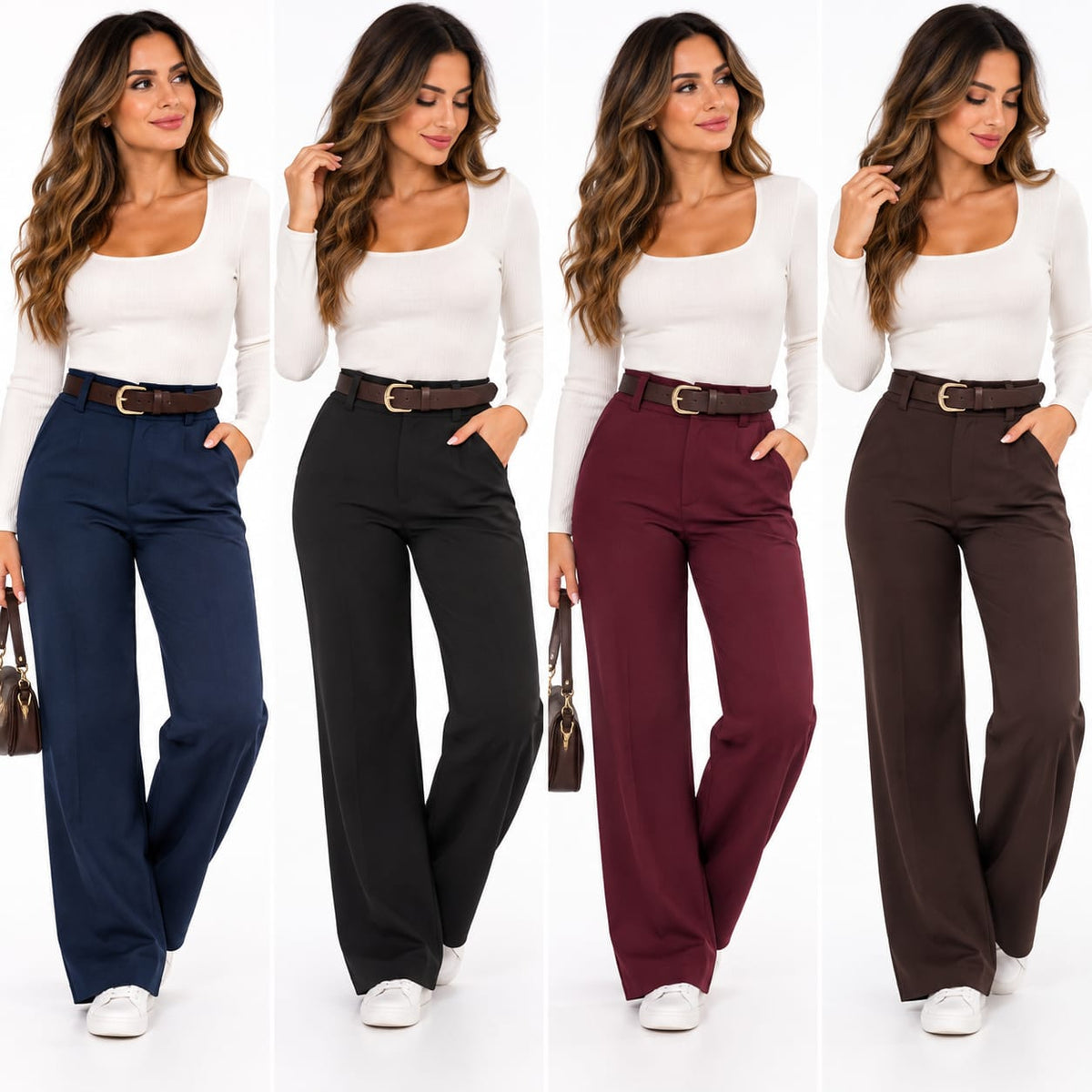 Pantaloni con cintura