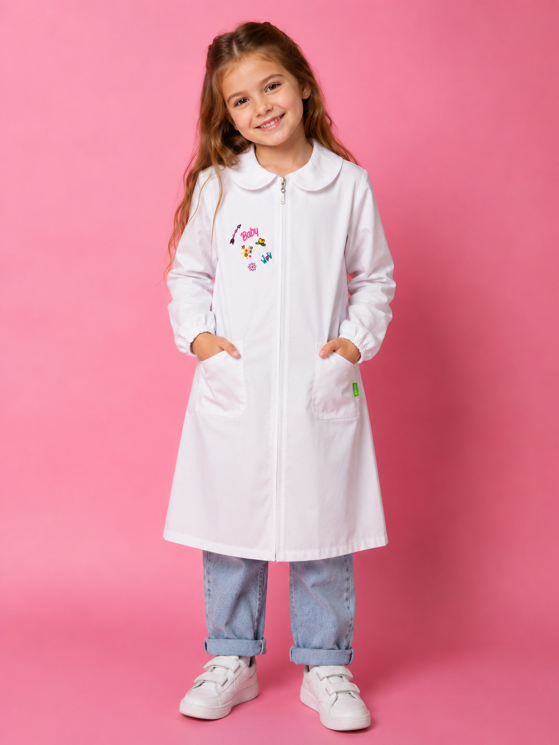 Grembiule scolastico da bambina art.4386