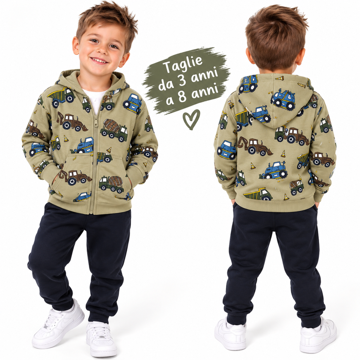 Completo tuta bambino art 2355