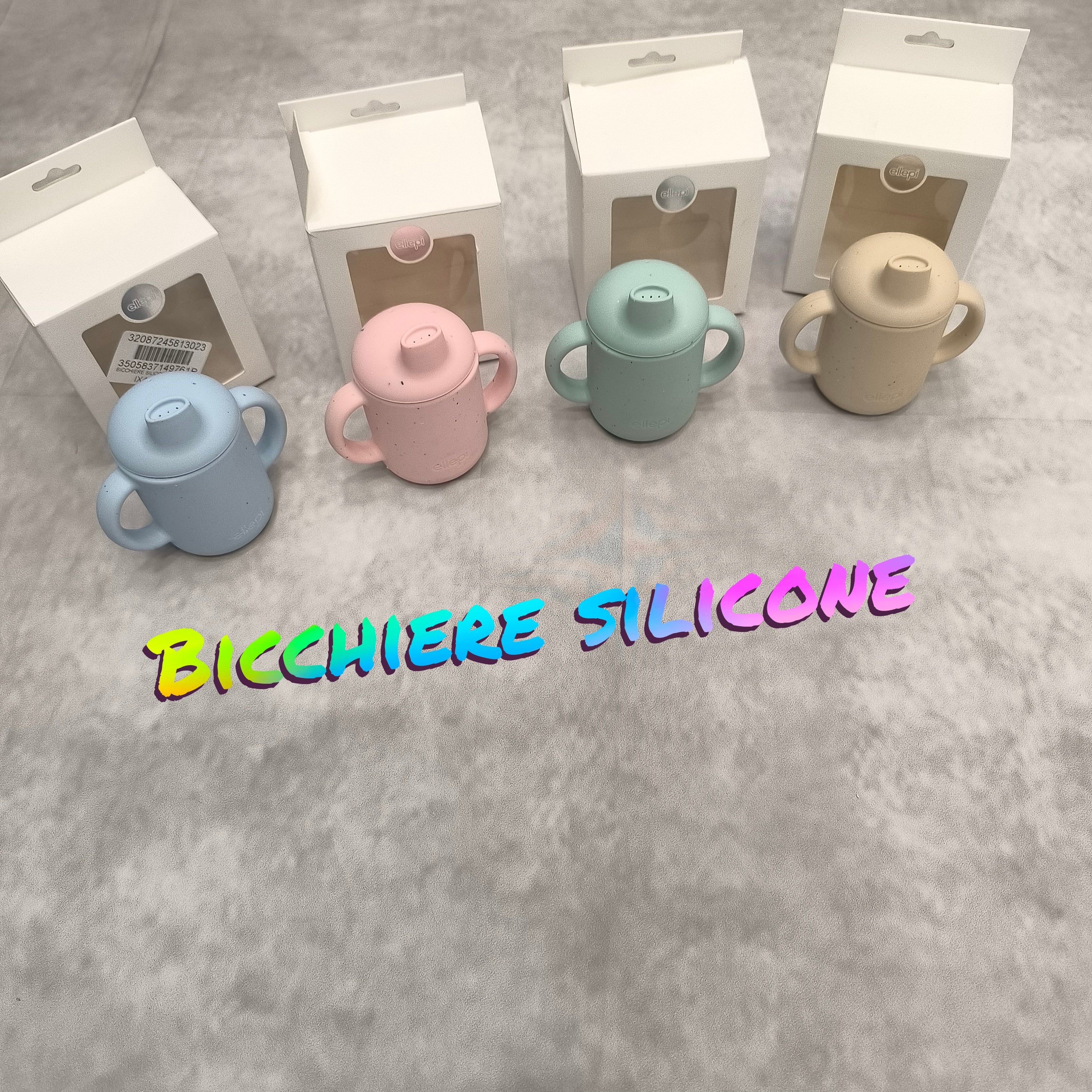 Bicchiere con coperchio silicone