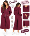 Tuta donna con cappuccio art 95326