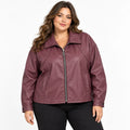 Giacca similpelle curvy art 26508