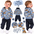 Tuta 3 pezzi cagnolini Art 2333
