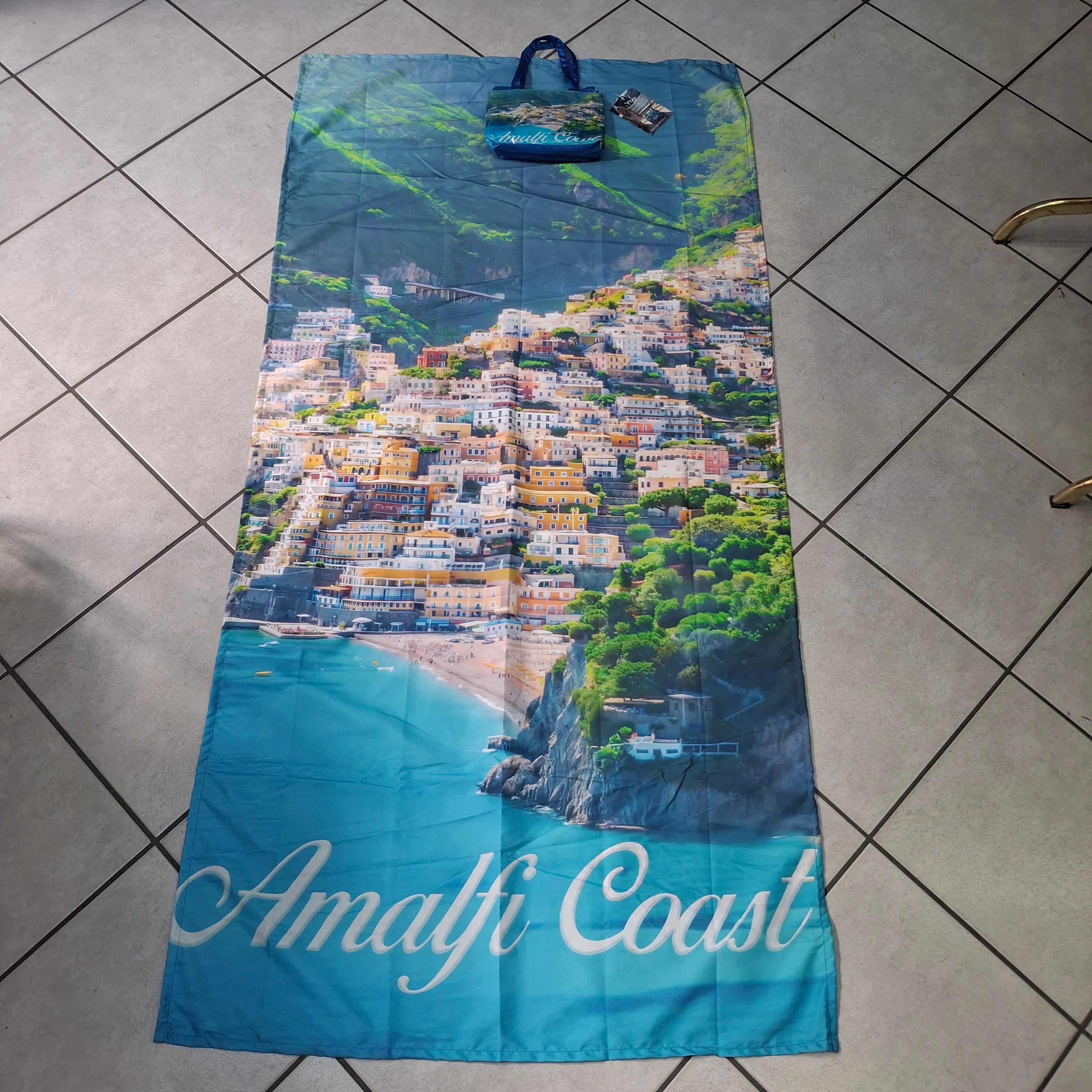 Telo mare con borsetta