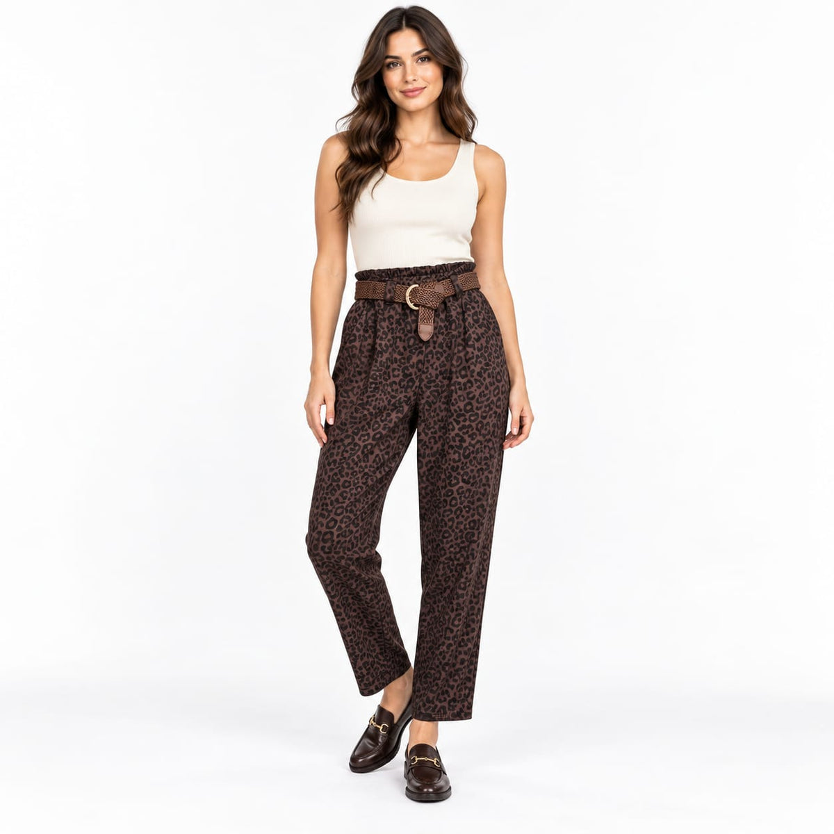Pantalone leopardato art 8413