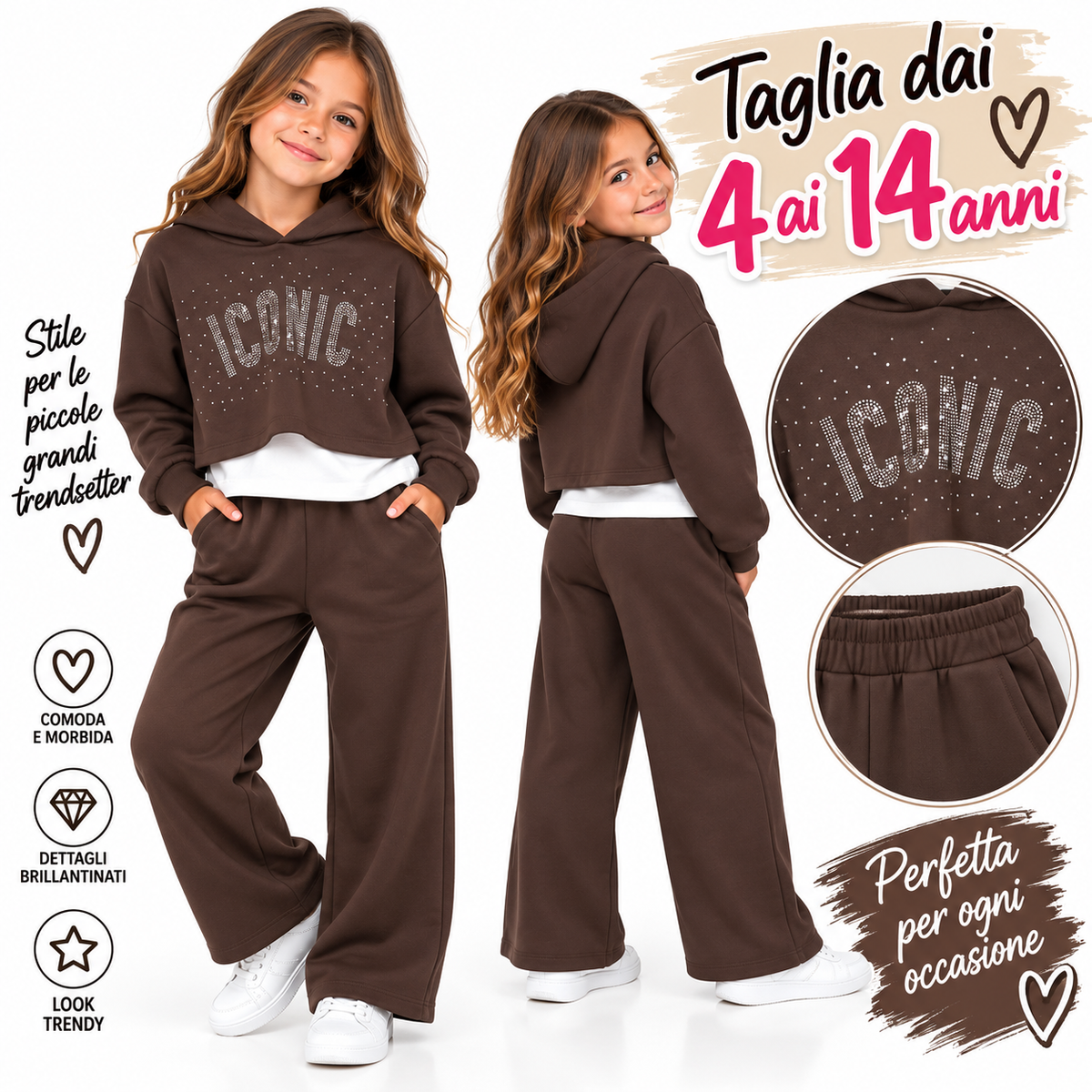 Tuta completa bambina art 9816