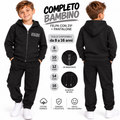 Tuta 3 pezzi maglia manica lunga felpa con cappuccio Art 8520