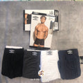3 Boxer uomo Umbro elastico coperto