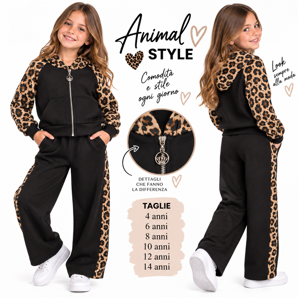 Completo tuta bambina art 9721