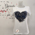Maglietta dettaglio cuore
